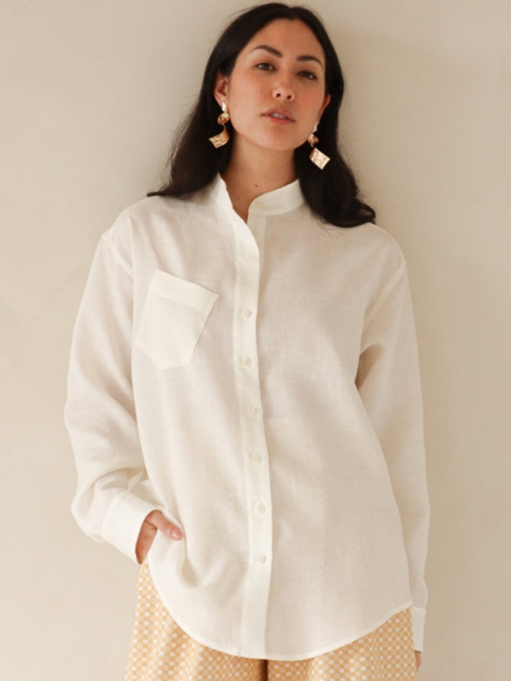 100% Linen Button Down Shirt